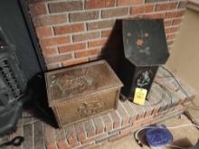 coal box & Brass covered box