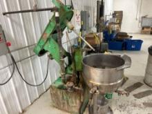 Gowles Dissolver Gas Fired Mixer w/ ss bowl