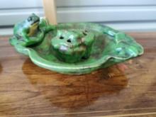 Early Weller Pottery Frog 11 inches long