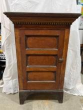 Primitive Style Wood Cabinet with Base