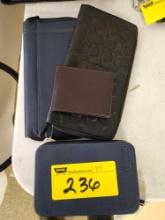 Coach Wallet Toolset and Card Holders Bid X4