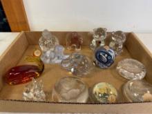 Paperweights and Glass Figurines