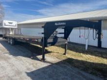 2000 Appalachian 24 & 4 ft tandem axle gooseneck trailer