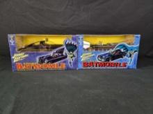 2 Johnny Lightning Batmobile 1:24 Scale MIB Batman