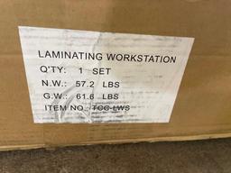 New in the box. Laminating workstation.