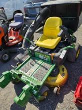 John Deere Z345R mower with bagger