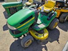 John Deere LA105 mower, runs