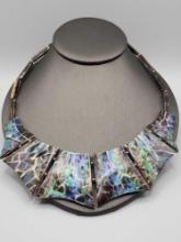 Incredible Lee Sands Mother of Pearl shell necklace