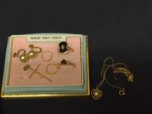 10k Gold Jewelry earrings children's rings ladies rings & more