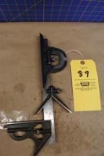 Lufkin Machinist Square with Center Finder and Protractor