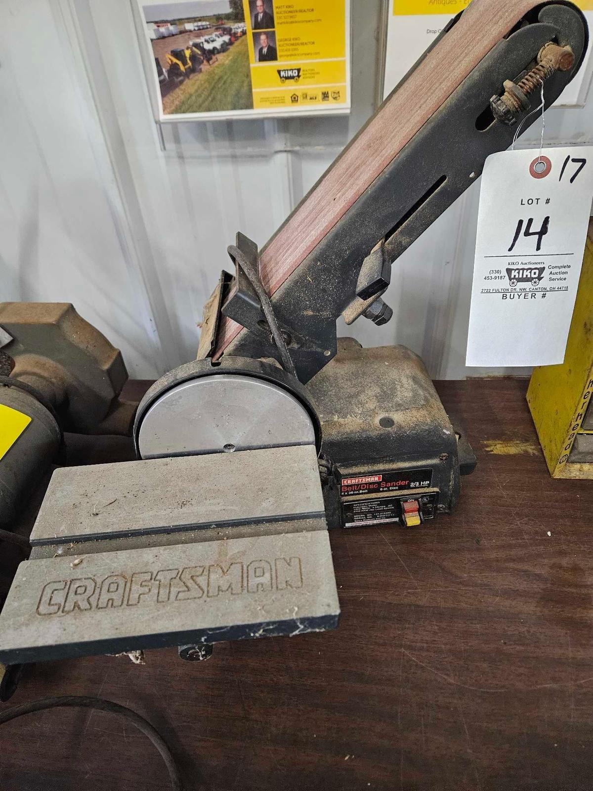 Craftsman belt/disc sander