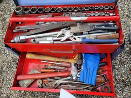 Huot tool box with tools