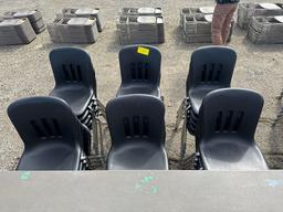 5 plastic Folding tables & 30 stack chairs