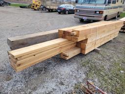 Assorted beams and boards (up to 16ft)