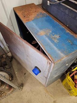 Tool cabinet with wire