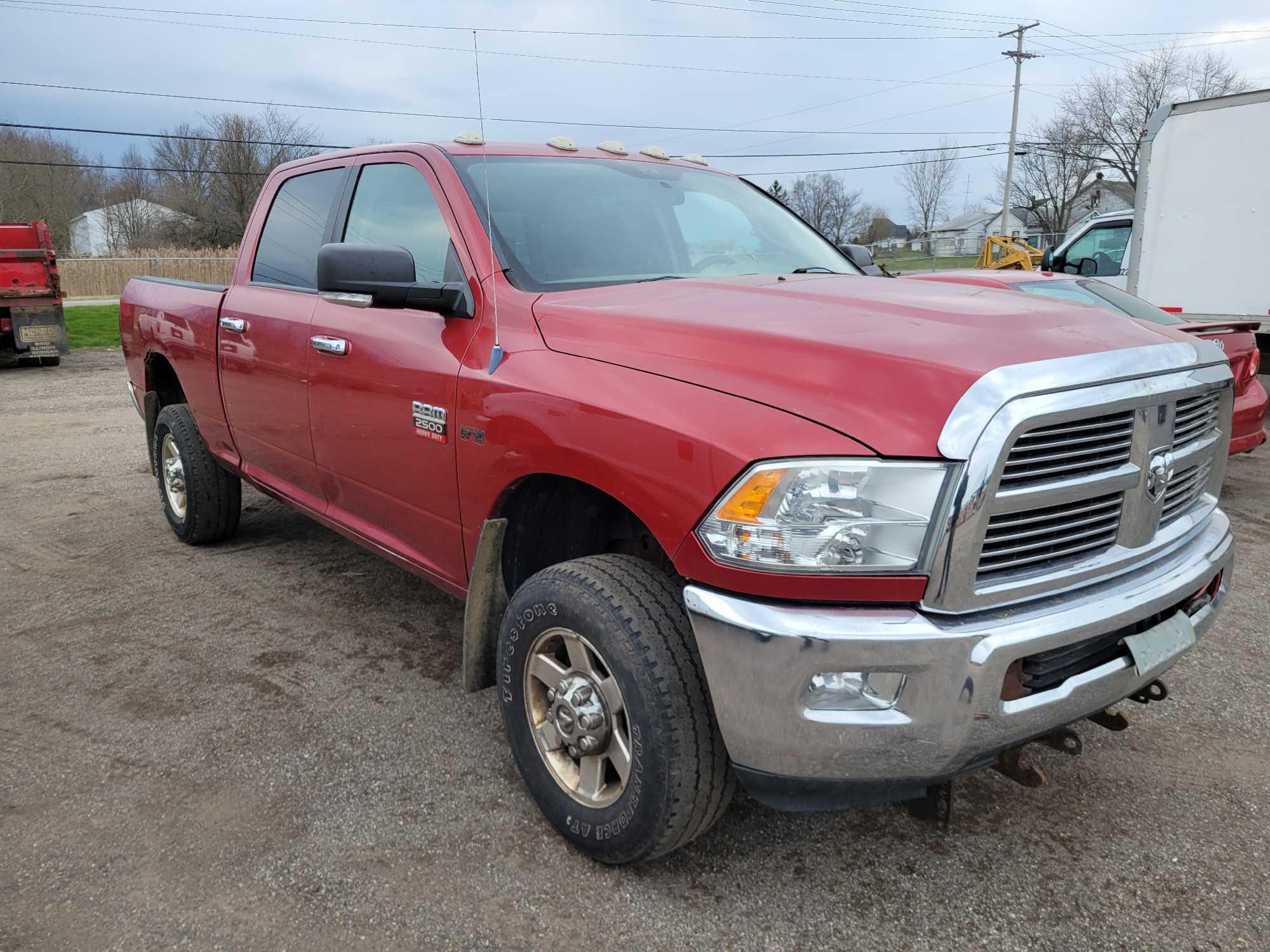 2010 Dodge Ram 2500, Runs, DOESN'T DRIVE Needs Transmission, 4X4, Low Batt, 101,130miles