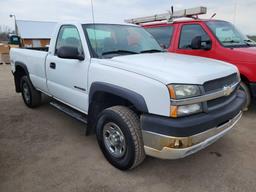 2004 Chevy 2500 HD, Runs, 4X4, 160,923miles