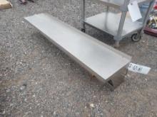 Stainless steel shelf