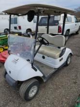 Electric Yamaha golf cart with charger