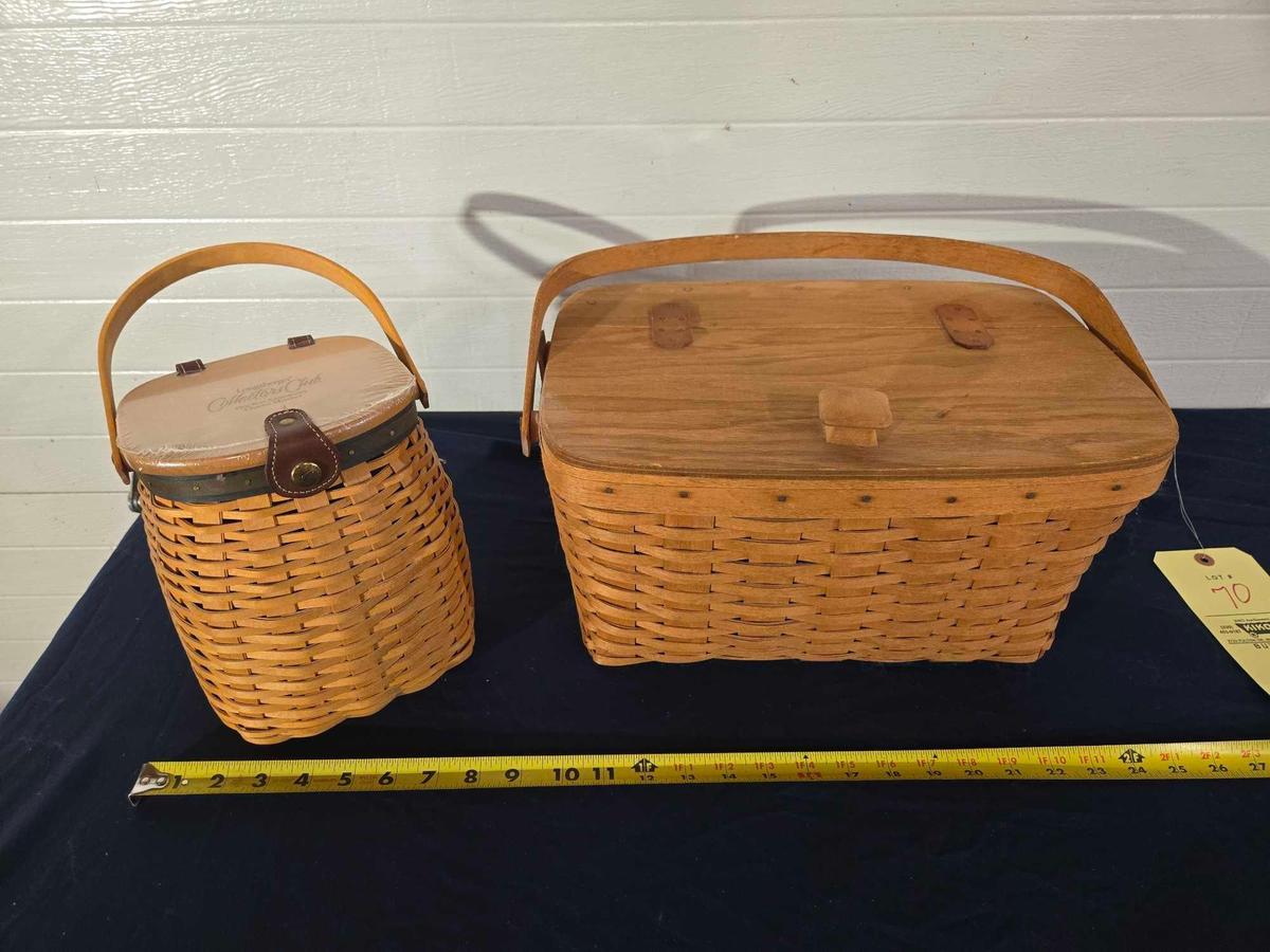 2 Longaberger Baskets