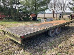 1991 D & K gooseneck trailer 8 ft X 24 ft