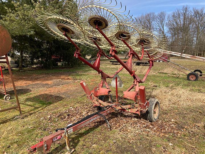 Sitrex H-90 V-10 hyd. fold 10 wheel rake