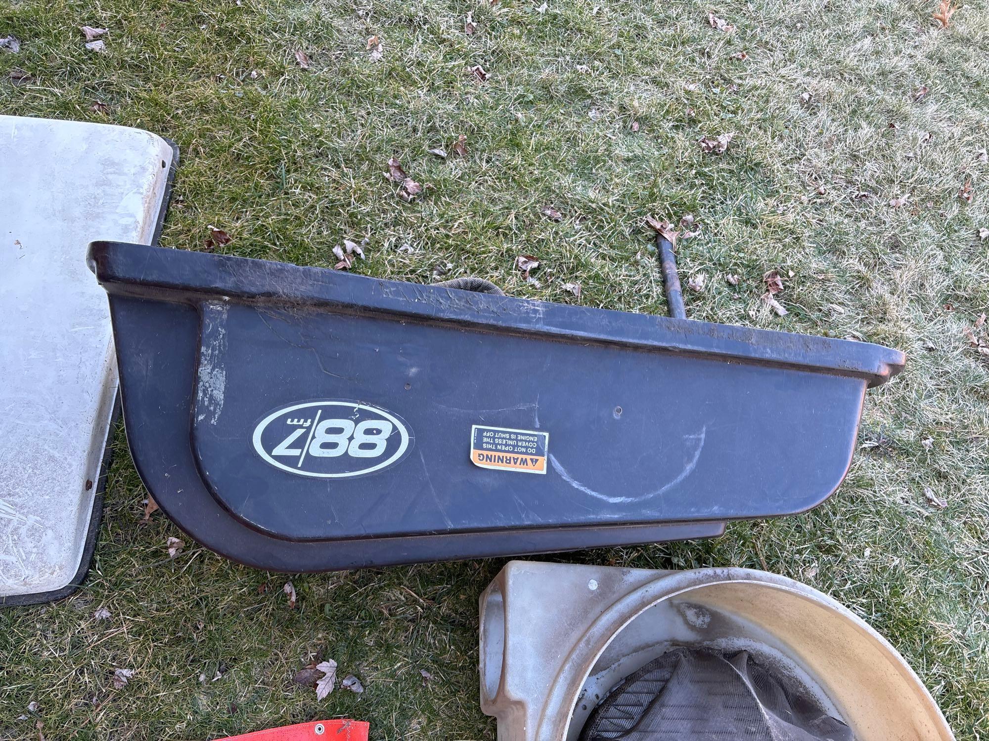 Sears Mower Doors - Mower Top