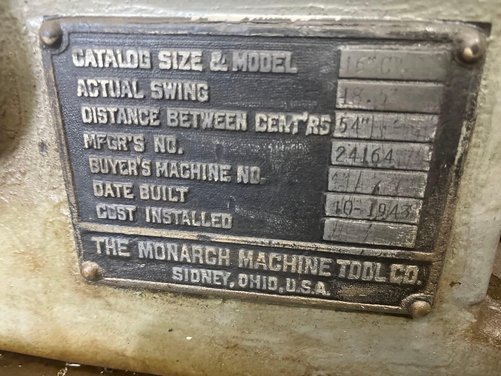 Monarch Lathe