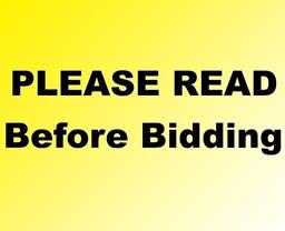 STOP!!! PLEASE READ BEFORE BIDDING!!!