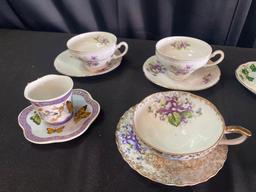 Collection Of Fine China Tea Cups