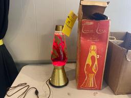 The Exotic Secorator Lava Light Lamp with original box