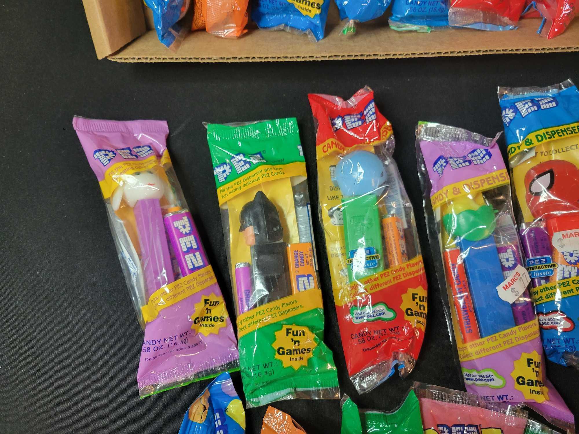 2 Dozen bagged Pez dispensers