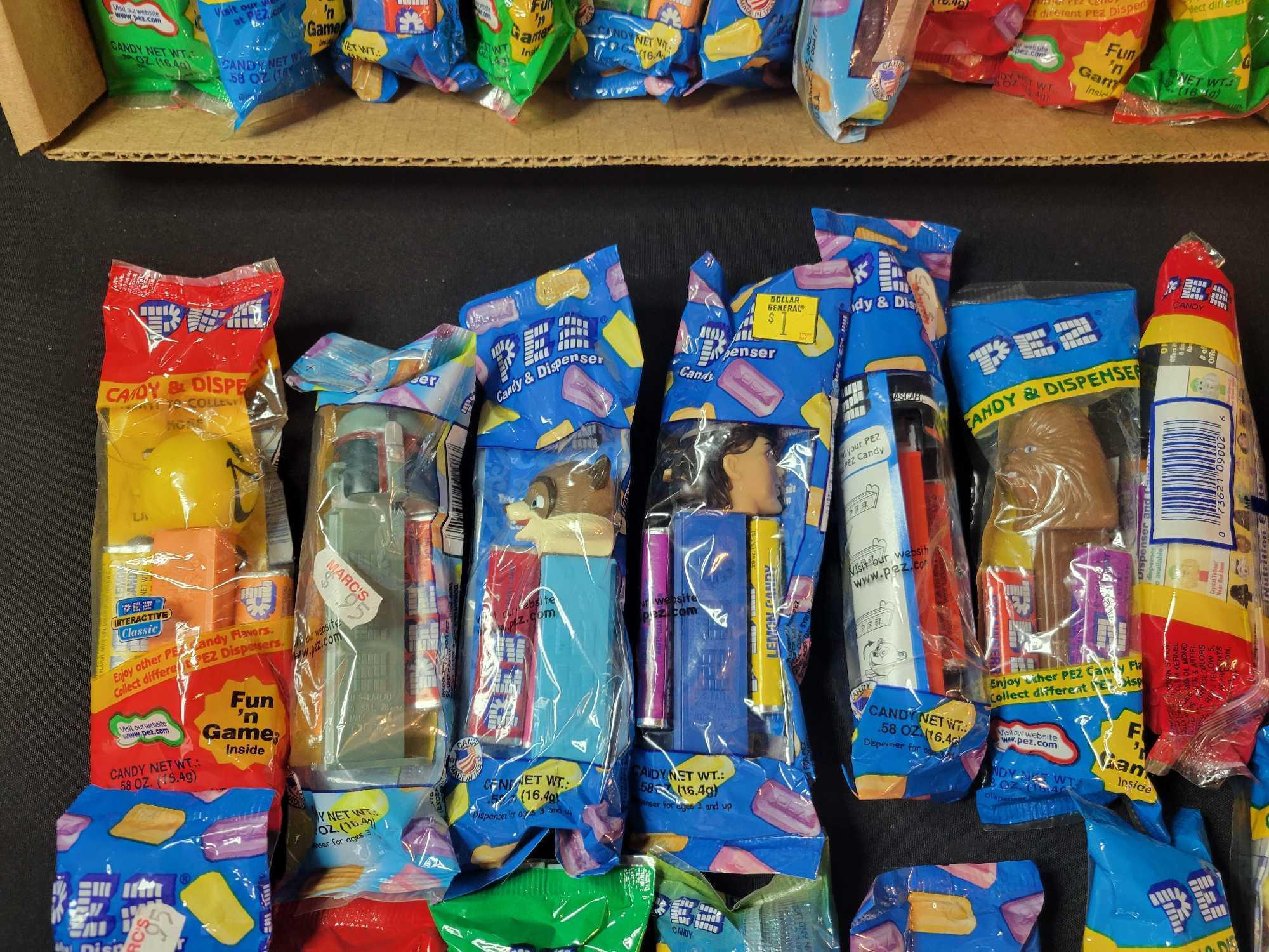 2 Dozen bagged Pez dispensers