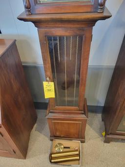 Howard Miller Tempus Fugit grandmother's clock with weights and pendulum