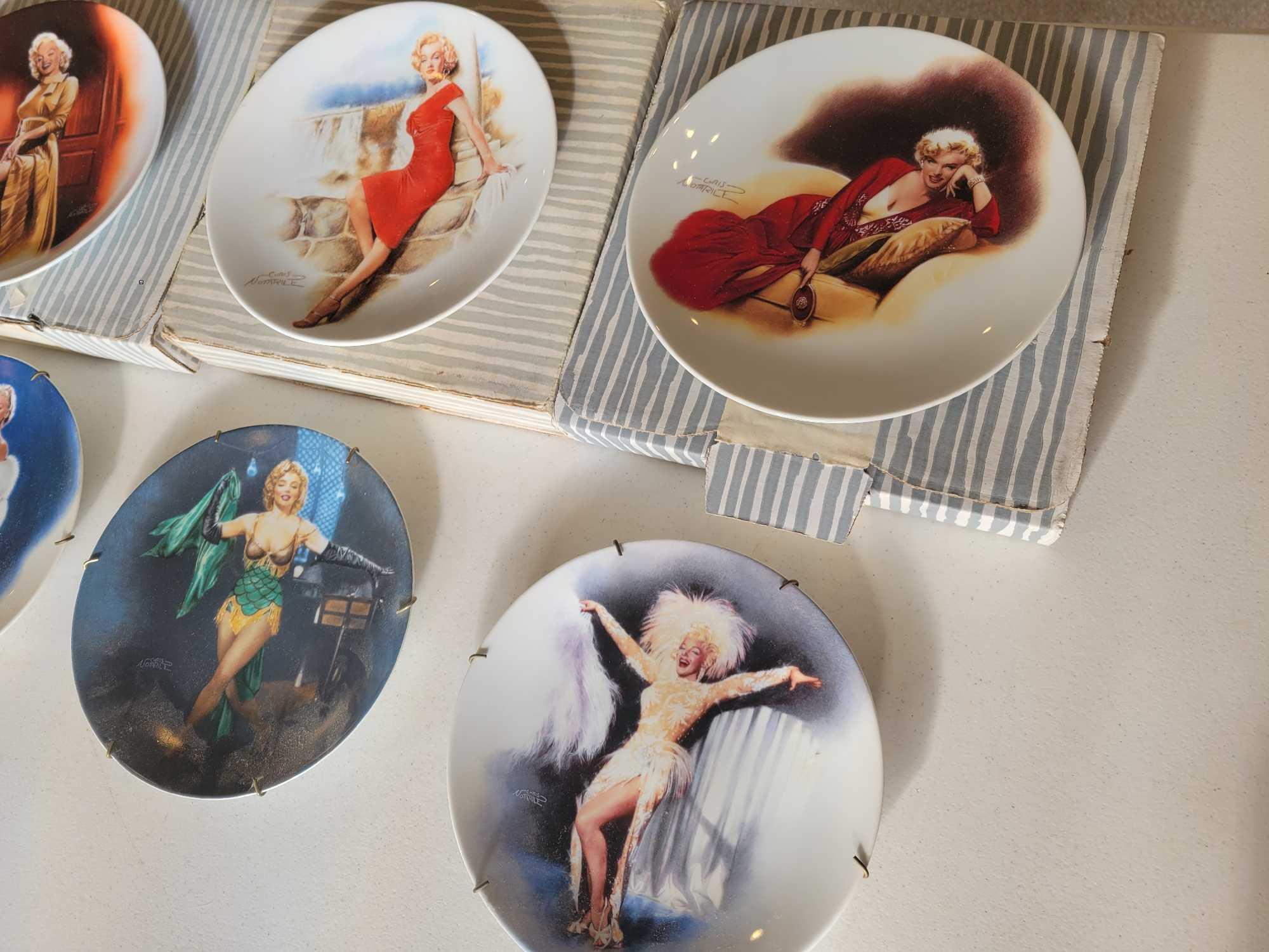 1990 to 1992 Marilyn Monroe Delphi Bradex collector plates