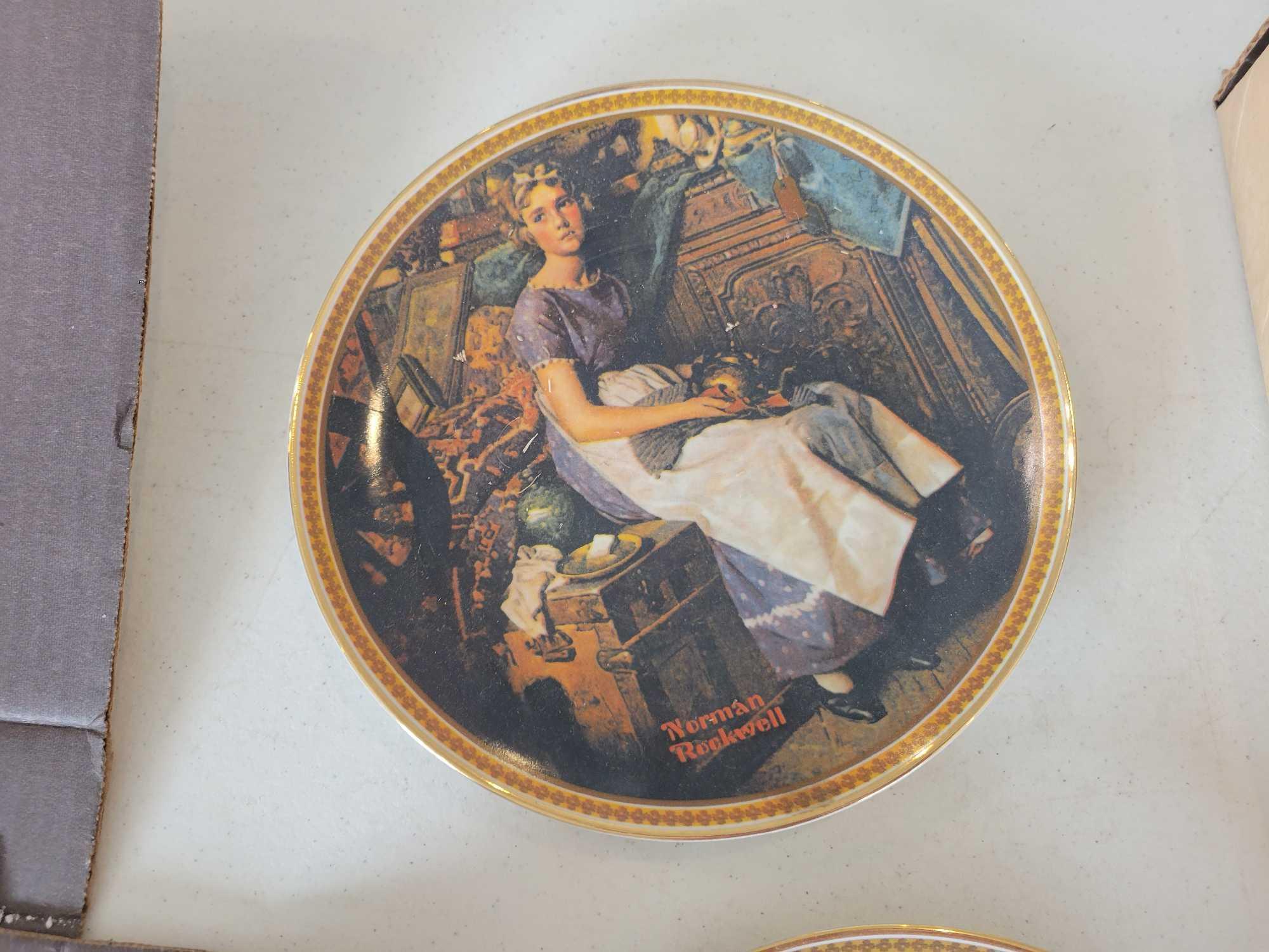 Norman Rockwell Knowles collector plates and Louisville Sesqui centennial plate