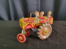 Vintage Marx crazy car old jalopy wind up car