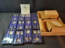 International silver co Presidential spoon set from Washington to Kennedy