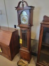 Howard Miller Tempus Fugit grandmother's clock with weights and pendulum