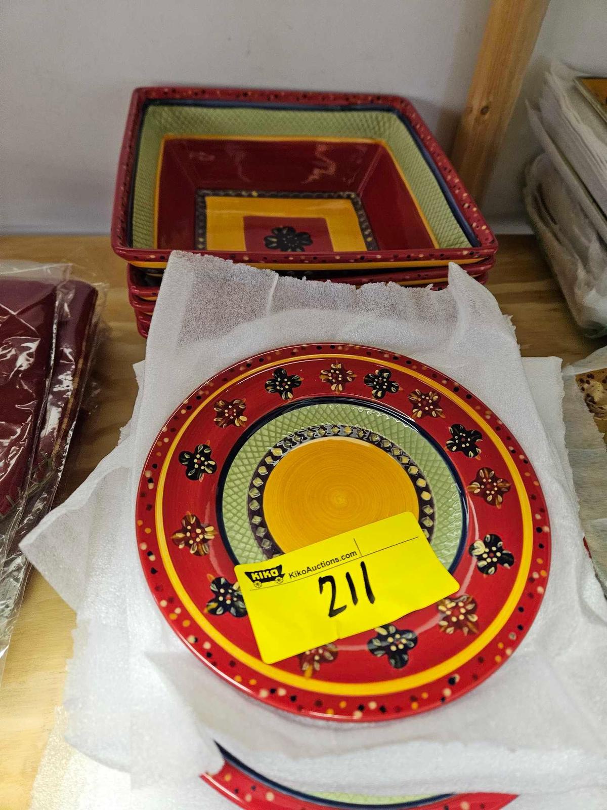 Kohls pottery bowls and plates