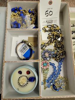 Costume Jewelry, watch, pin