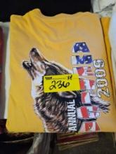 Americade 2xl long sleeve t shirts, bid x 4