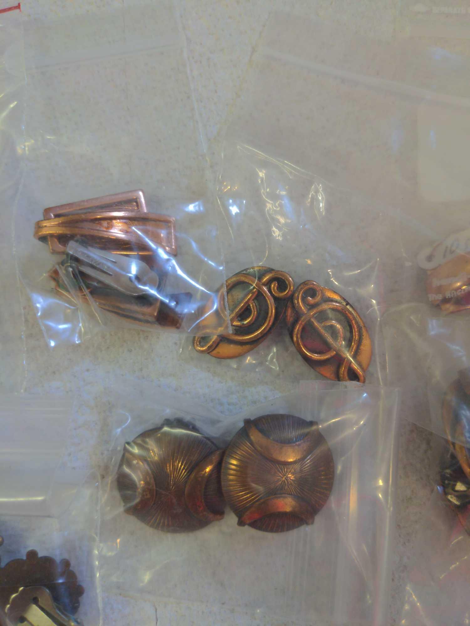 (24) pairs of Copper Earrings