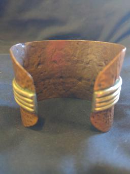 Hammered Copper Bracelet Cuff