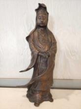 Beautiful old antique Guanyin / bronze statue