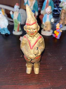 Murano Glass Clown * Damaged Hat*, Clown Figurines, Wall Art