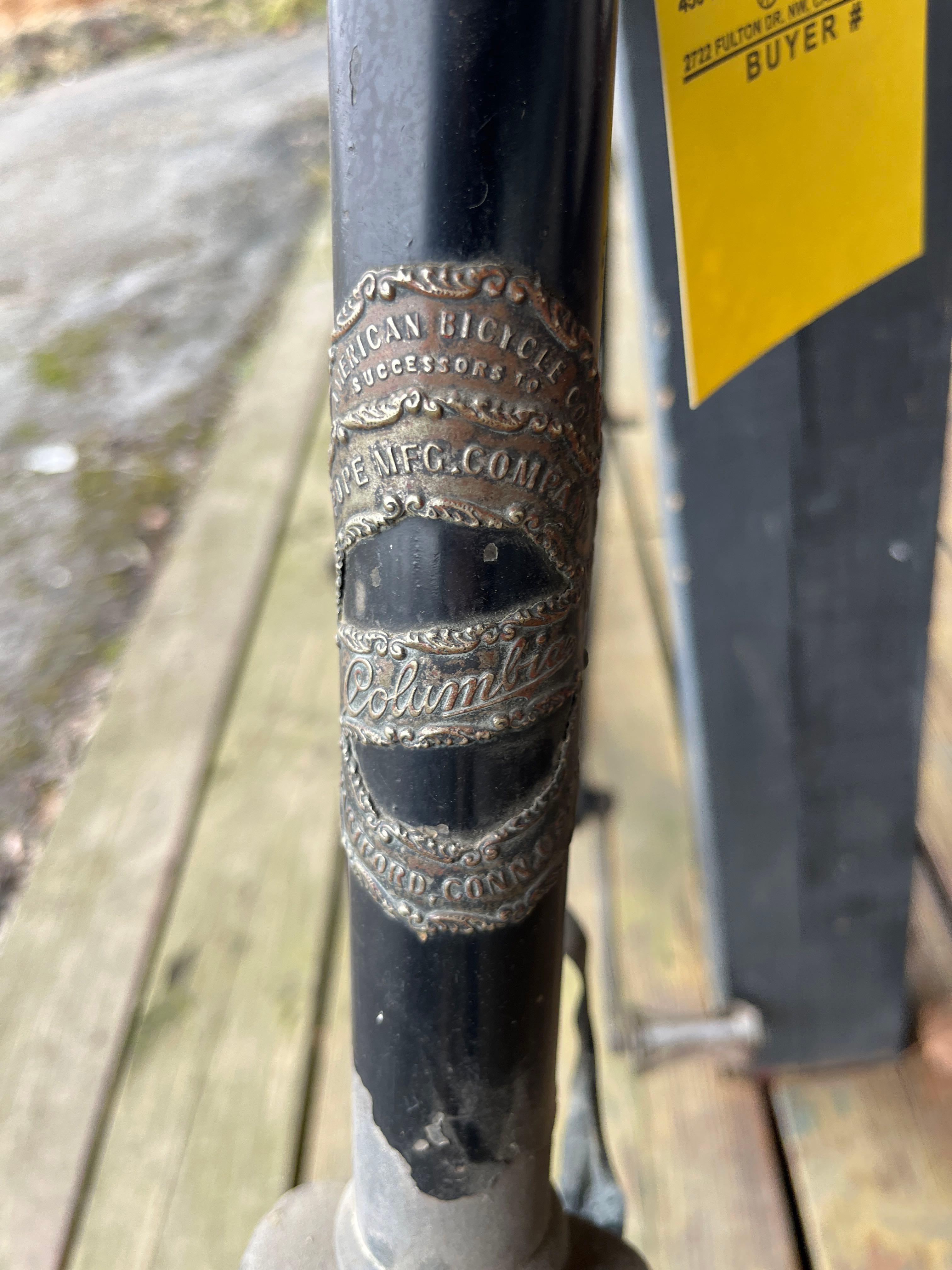Rare Gear Driven Columbia Bicycle