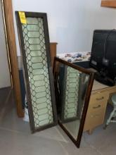 Lead Glass Window, Buffet / Dresser Mirror