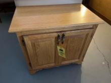 Two Door Oak Cabinet