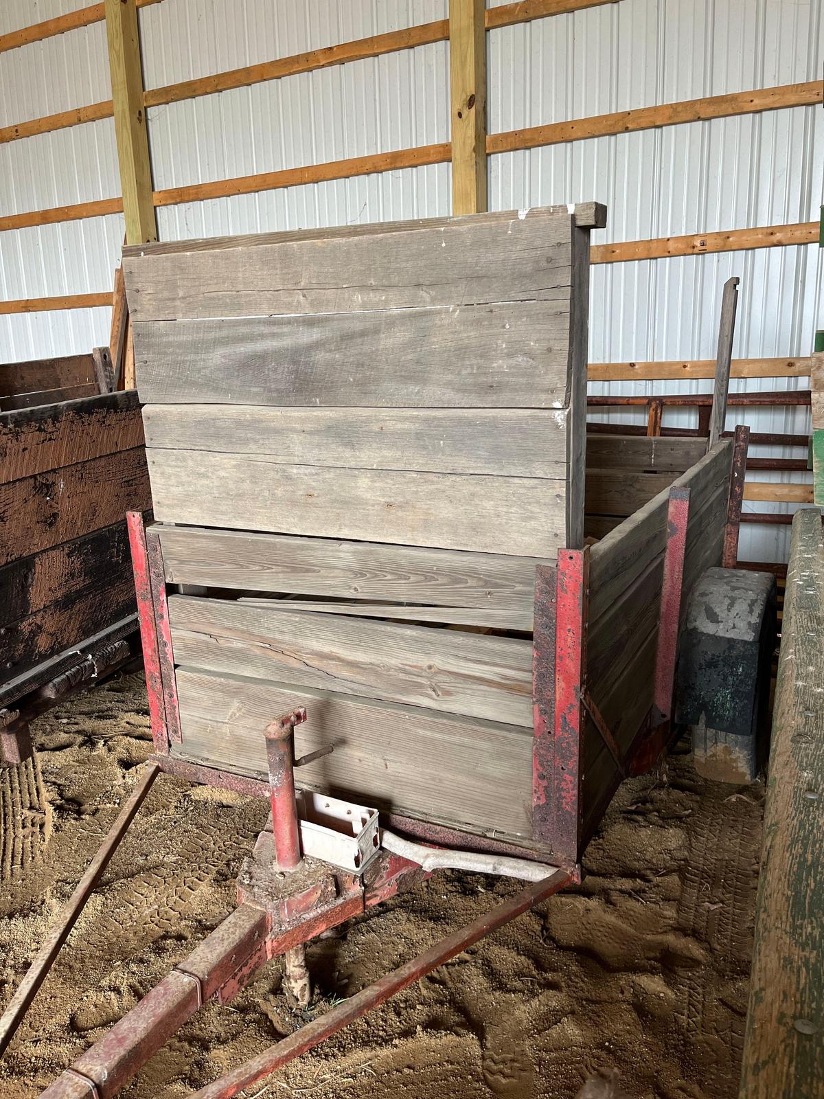 Homemade Trailer with lumber